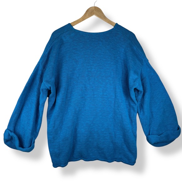 Avalin Oversized Knit Top Womens One Size Made in USA Y2K 2000s Slouchy Relaxed - Picture 3 of 9